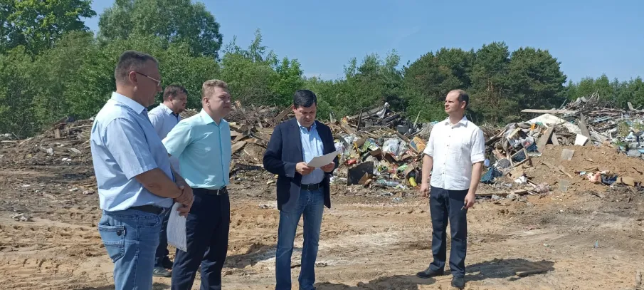 Денис Егоров проинспектировал несанкционированные свалки в северных районах Нижегородской области