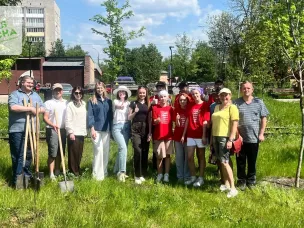 35 яблонь и груш появились в двух скверах Нижнего Новгорода в рамках акции «Зеленая Весна»