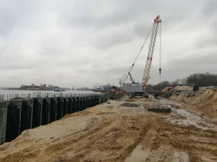 Денис Егоров оценил ход берегоукрепления Волги в районе Городца