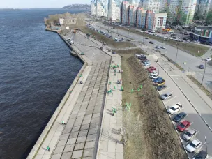 Порядка 300 тысяч квадратных метров очистили от мусора в ходе Всероссийского субботника на Волжской набережной