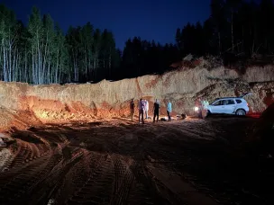 В Нижегородской области полицейскими пресечено хищение песка в особо крупном размере