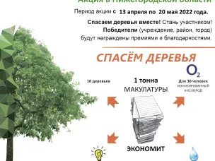 С  13  апреля   по  20  мая  2022  года в  Нижегородской  области планируется  проведение  Всероссийского  Эко-марафона  ПЕРЕРАБОТКА  под девизом:  «Сдай  макулатуру -   спаси дерево!».